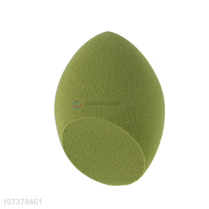 Hot selling 3D bevel olive shape women cosmetic powder puff makeup sponge