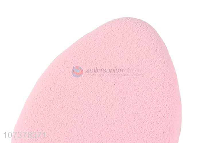 New design flat waterdrop shape latex makeup sponge cosmetic powder puff