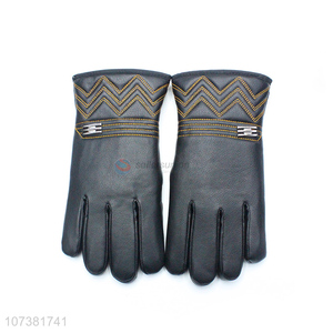 Suitable Price Elegant Simple Comfortable Washed Leather Gloves