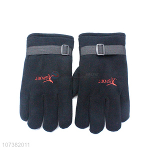 Reasonable Price Men Winter Warm Outdoor Polar Fleece Gloves