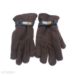 High Quality Men Winter Warm Soft Comfortable Polar Fleece Gloves