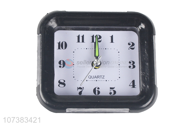 Wholesale Price Square Alarm Clock Best Plastic Quartz Alarm Clock