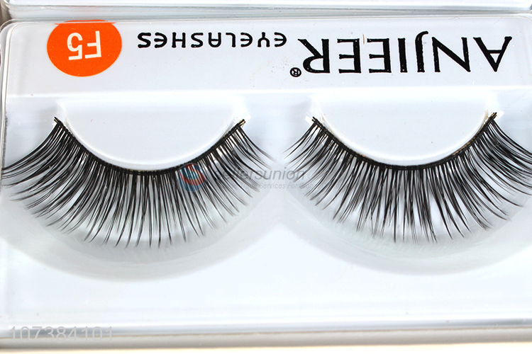 Professional Fashion Women Makeup Use Natural Realistic False Eyelashes