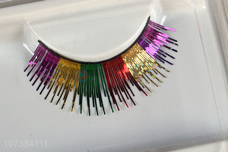 Wholesale Fashion Colored False Eyelashes Best Makeup Supplies