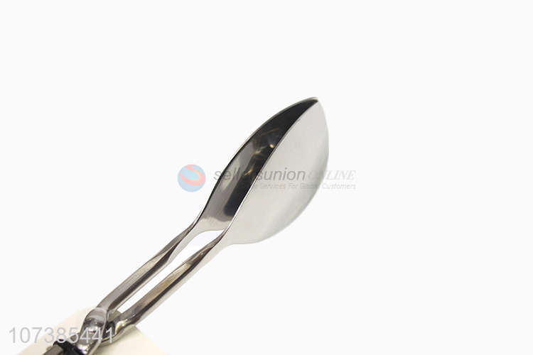 Hot selling non-stick stainless steel food tong for restaurant