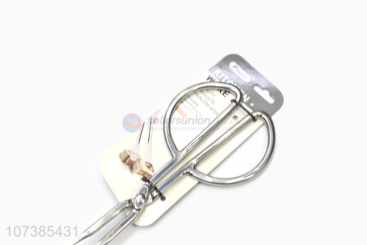 Latest arrival bpa free stainless steel food tong bread tong