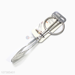 Best selling kitchenware stainless steel food tong serving tongs