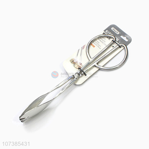 Latest arrival bpa free stainless steel food tong bread tong