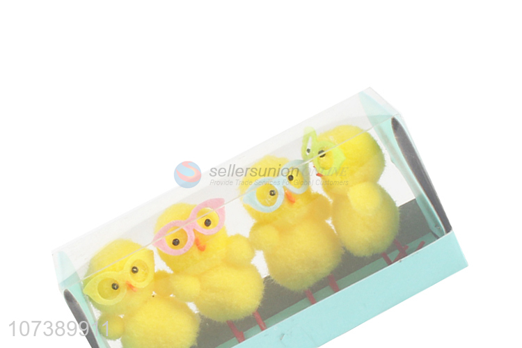 High Sales Small Cute Fully Yellow Easter Chicks Easter Decoration