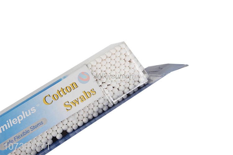 Premium Quality 400 Count Wooden Stick Double Tipped Cotton Swabs