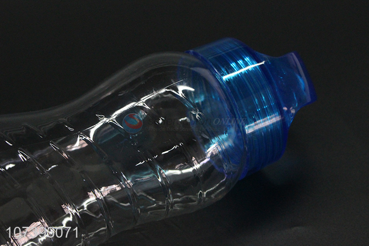 New Design Portable Outdoor Water Bottle Plastic Transparent Sports Bottle