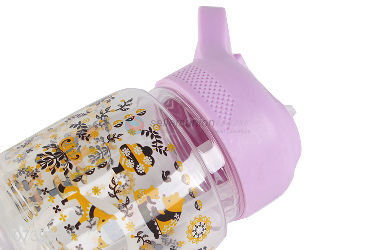 Wholesale Cute Cartoon Pattern Food Grade Children Plastic Water Bottle