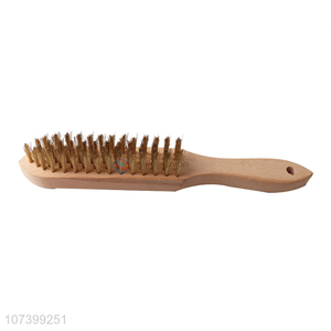 Wholesale Wooden Handle Steel Wire Brush For Cleaning
