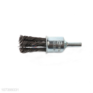 Good Sale Industrial Shaft Mounted Twisted Knot Wire Brush