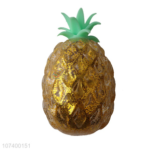 Yiwu wholesale squishy glitter pineapple toy slow rebound fruit toy