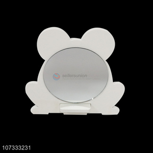 Cartoon Design White Desktop Makeup Mirror