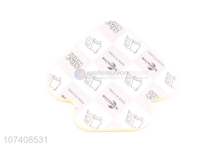 Hot sale arrow shape fluorescent sticky notes self-adhesive memo pad