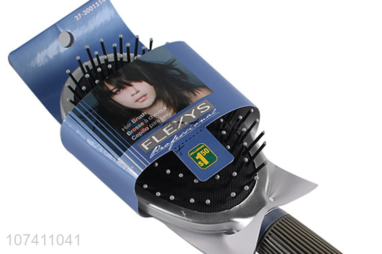 High quality silver coffee custom logo plastic air cushion comb