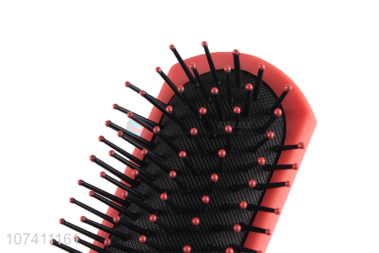 Hot products pink-orange custom logo plastic air cushion comb