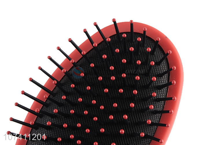 Latest arrival pink-orange plastic hair comb air cushion comb