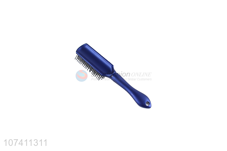 Popular products blue plastic straight panel comb hair styling brush