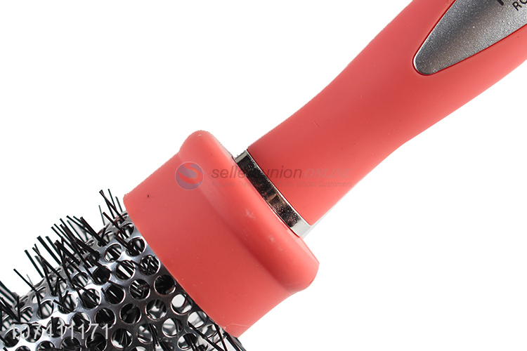 Good sale pink-orange home salon anti-static hair styling comb tube comb