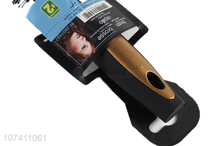 Promotional items black gold salon hair styling comb tube hair comb