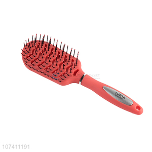 Factory direct sale pink-orange plastic hair styling comb sparerib comb for men