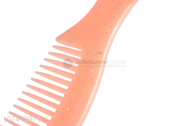 Bottom price colored portable travel plastic hair comb