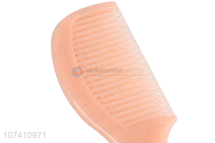 Bottom price colored portable travel plastic hair comb