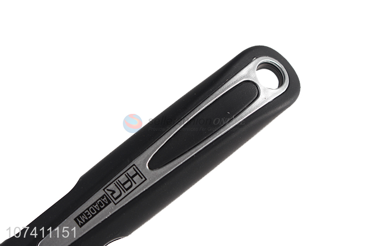 Factory price black silver household plastic comb pp needle hair brush