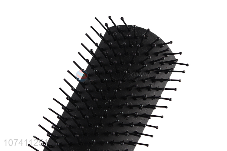 Wholesale professional black brown hair styling comb plastic straight panel comb