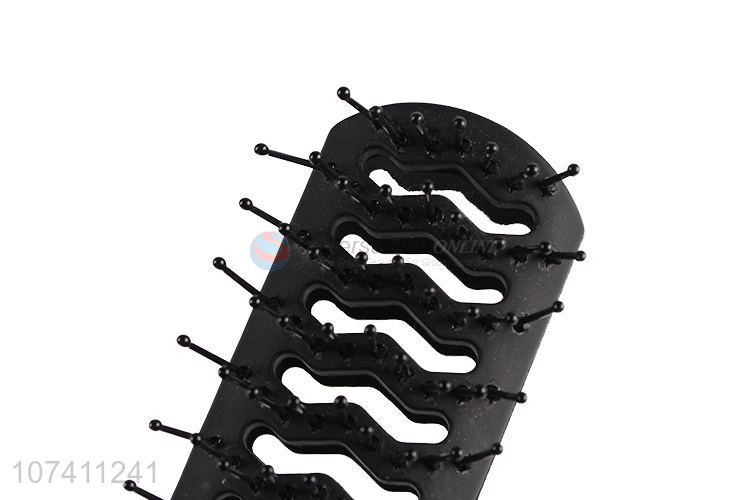 Good quality black brown men's plastic hair styling comb sparerib comb