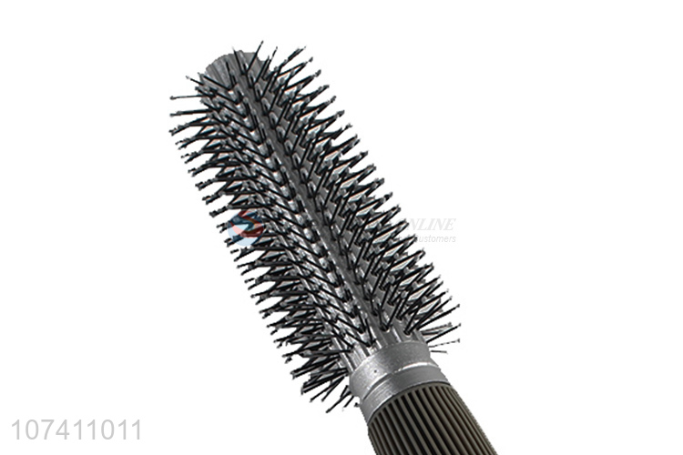 Good price silver coffee salon hair styling comb plastic needle hair brush