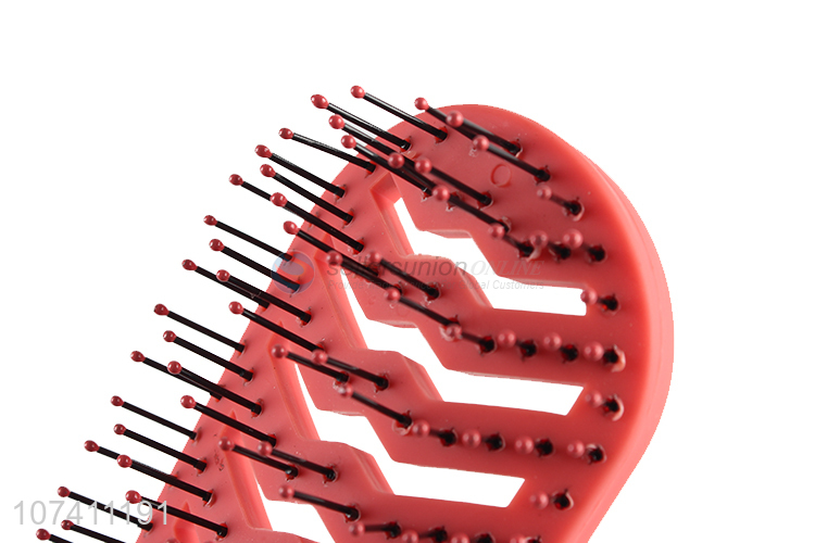 Factory direct sale pink-orange plastic hair styling comb sparerib comb for men