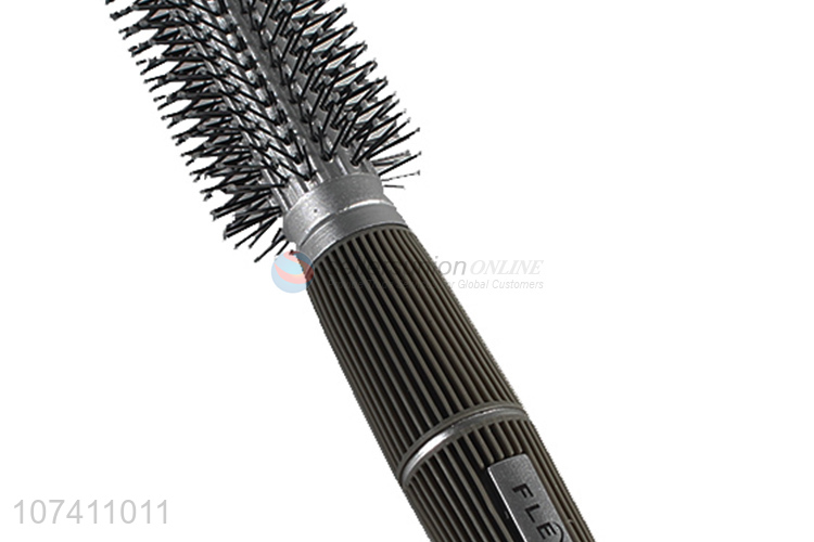 Good price silver coffee salon hair styling comb plastic needle hair brush