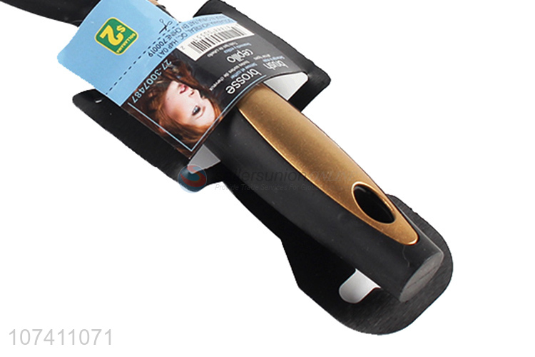 China manufacturer black gold plastic hair comb air cushion comb