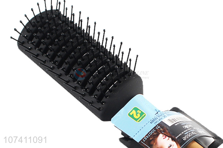 Factory wholesale black gold men's plastic hair styling comb sparerib comb