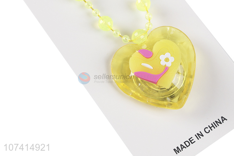 Factory Sell Fashion Speciality Novelty Flashing Glowing Necklace