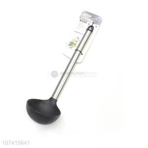 Wholesale Price Silicon Soup Ladle With Stainless Steel Long Handle