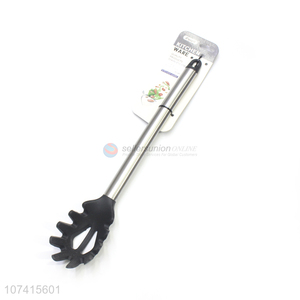 New Design Stainless Steel Handle Silicone Spaghetti Spatula Cooking Utensils