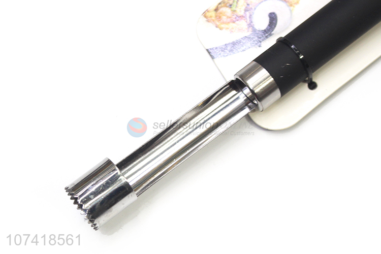 High Quality Stainless Steel Fruit Corer With Soft Handle