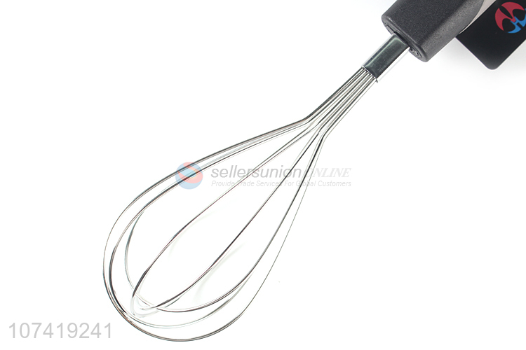 Custom Stainless Steel Egg Whisk With Non-Slip Handle