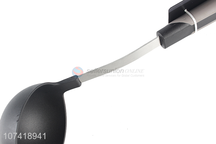 Custom Black Nylon Soup Ladle Fashion Cooking Utensil