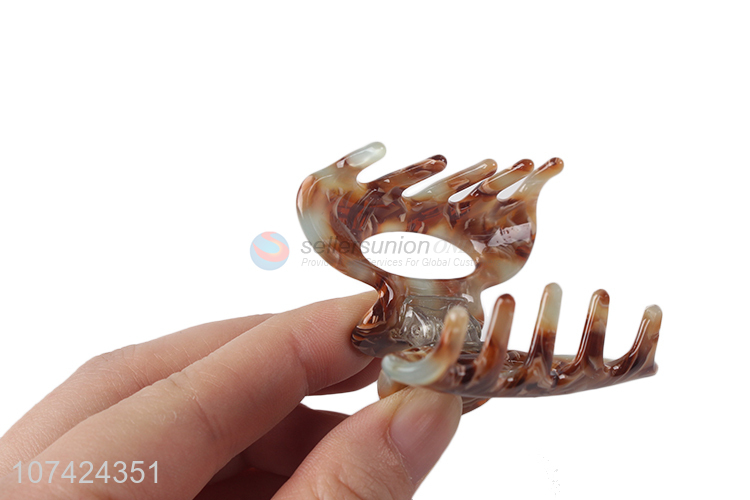 Good sale ladies hair accessories cellulose acetate sheet hair claws