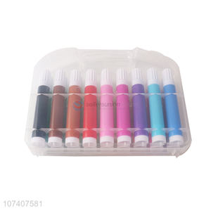 Factory wholesale non-toxic 18 colors plastic water color pen for kids