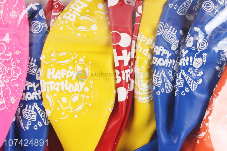 Popular products round latex balloons for birthday party decoration
