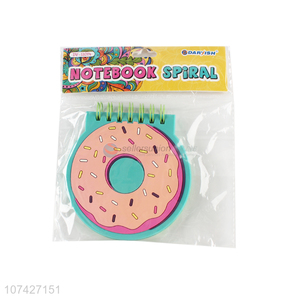 Cute Design Doughnut Shape Spiral Notebook For Sale