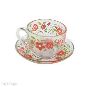 Fashion Printing Coffee Cup & Saucer Coffee Set