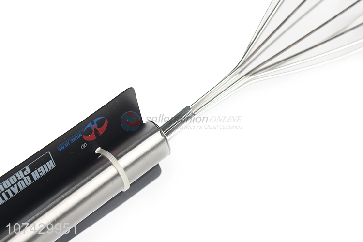 High quality kitchen egg tools stainless steel egg whisk egg beater